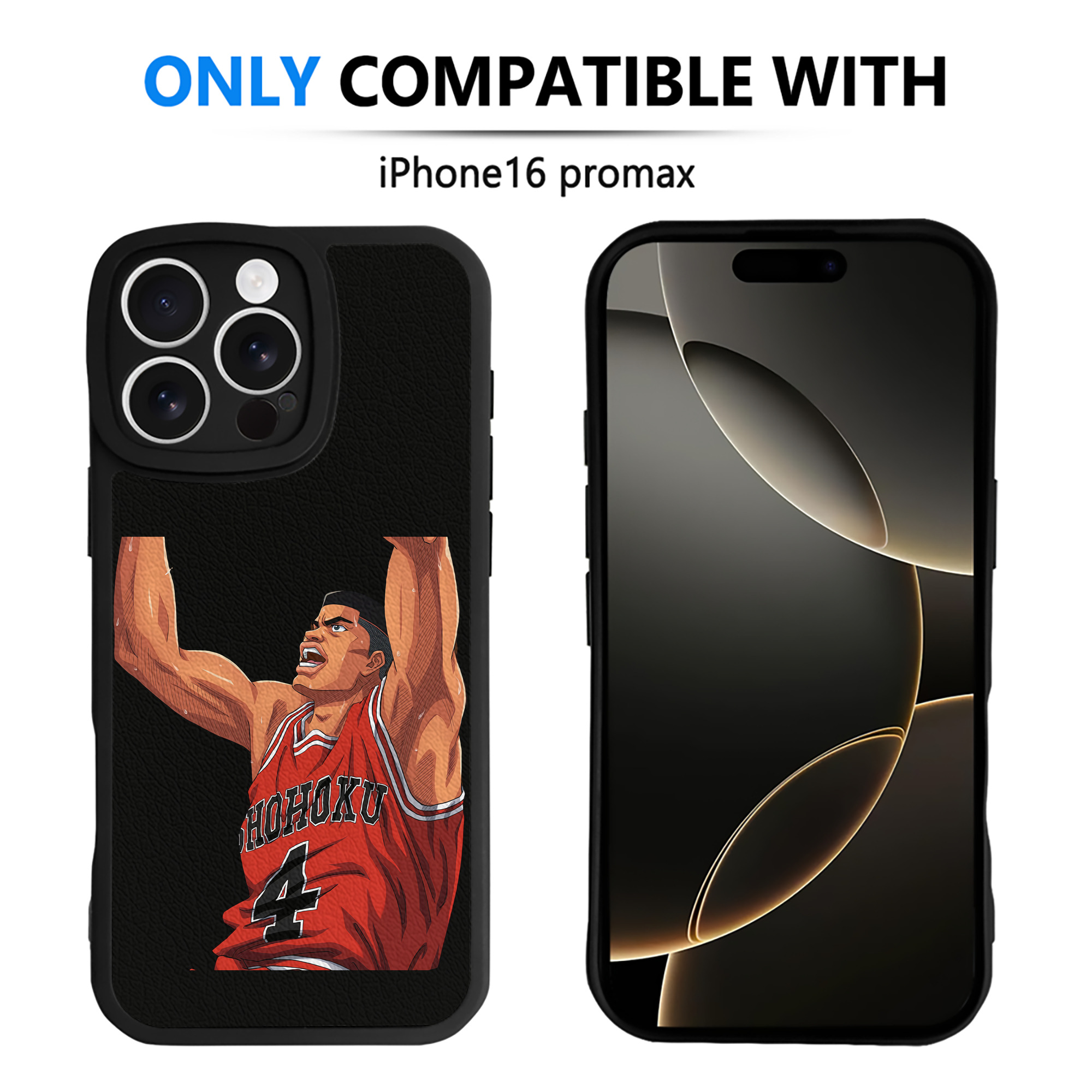 （画像用） SLAM DUNK／スラムダンク 【iPhone 16シリーズ対応】シリコンスマホケース（レザー調） 材質：シリコン